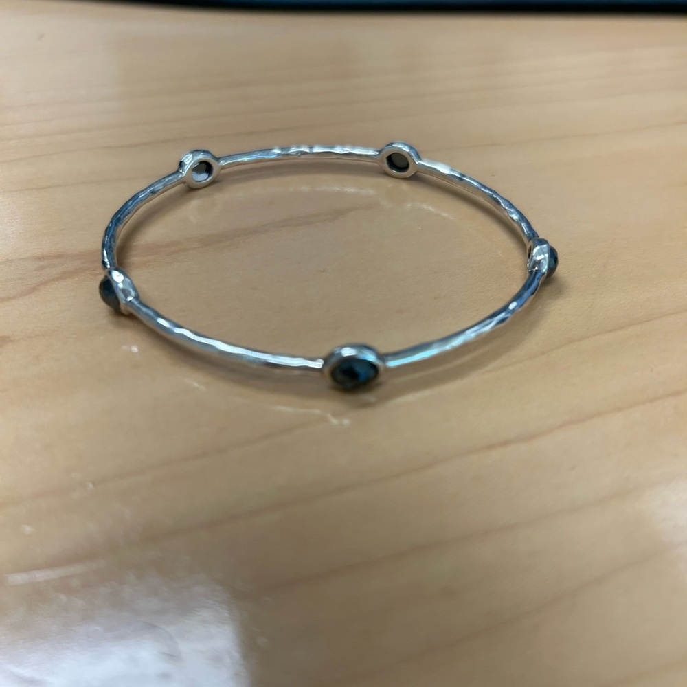 Ippolita 5 stone bangle sterling silver